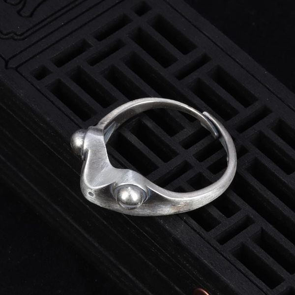 Inel de dama reglabil de culoare argintie