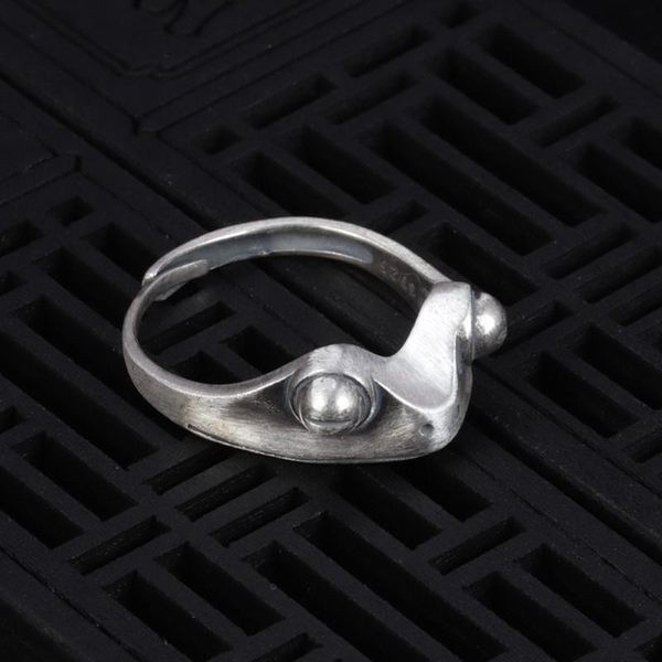 Inel de dama reglabil de culoare argintie