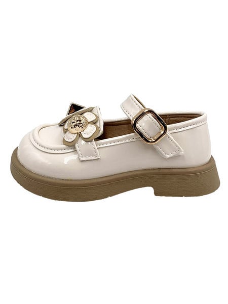 Pantofi copii pentru fete cu flori decorative