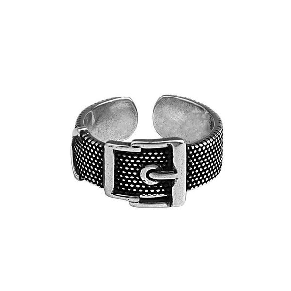 Дамски регулируем пръстен в сребрист цвят два модела