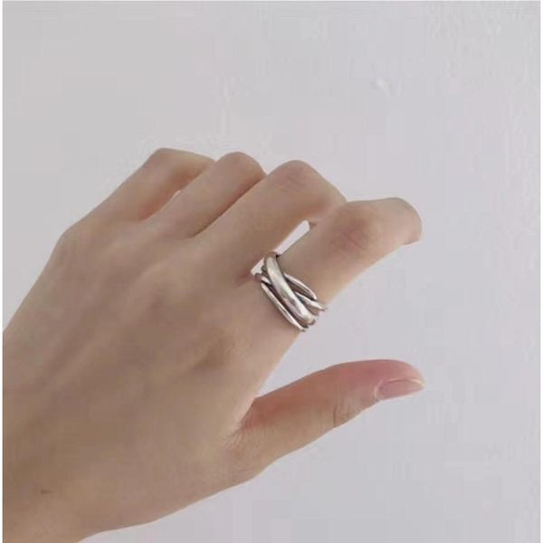 Tiszta modell állítható női gyűrű ezüst színben
