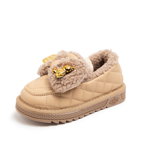 Pantofi casual la modă pentru fete cu element metalic