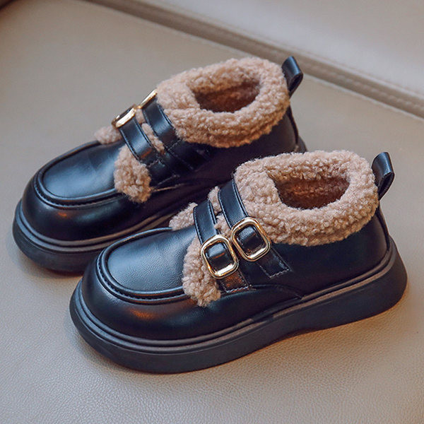 Pantofi de toamna-iarna cu puf interior