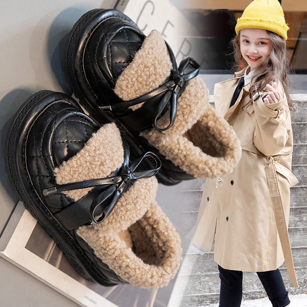 Pantofi pentru copii - cu panglica si captuseala