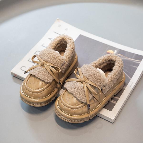 Pantofi pentru copii - cu panglica si captuseala