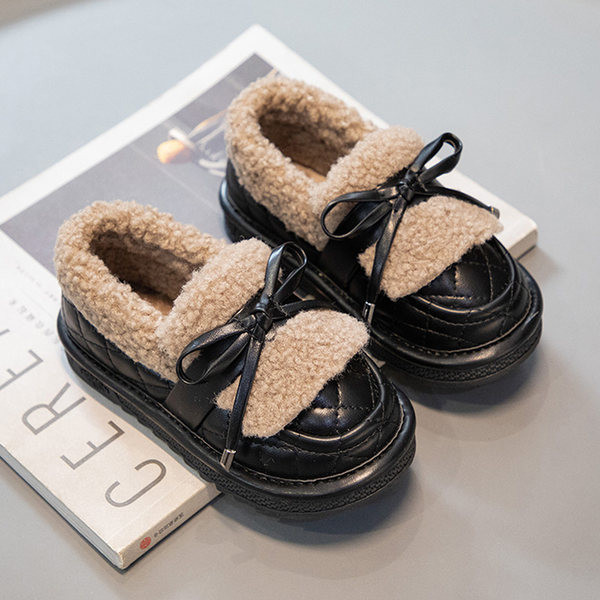 Pantofi polar pentru fete din piele ecologica