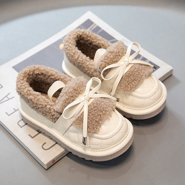 Pantofi polar pentru fete din piele ecologica