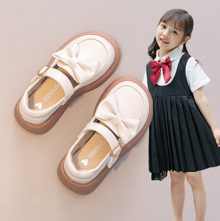 Öko-nahast pidulikud lastejalatsid tüdrukutele