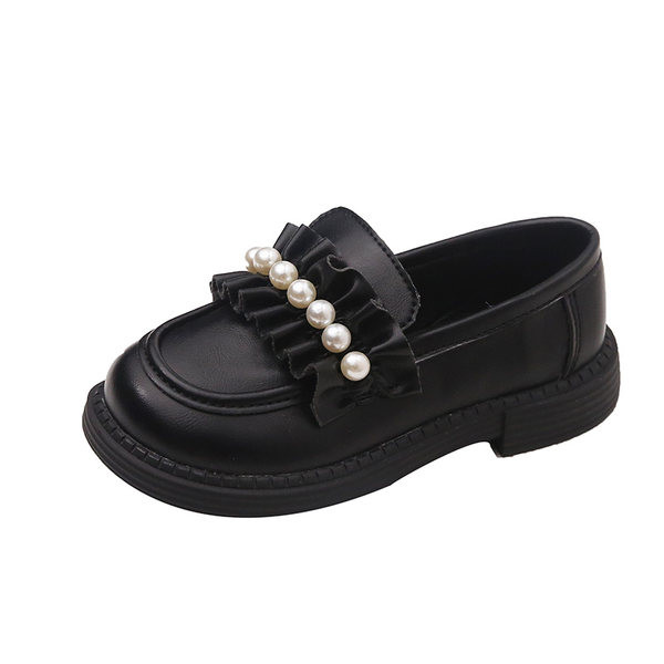 Pantofi casual copii pentru fete cu perle