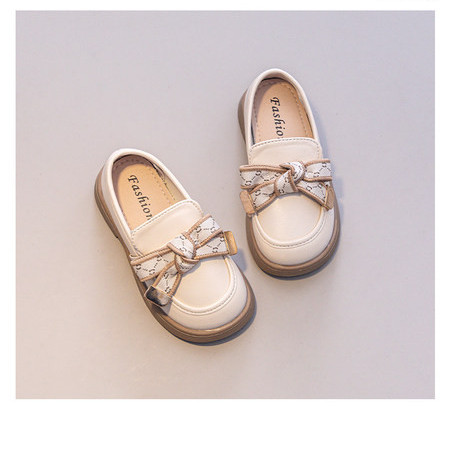 Pantofi casual din piele ecologica cu panglica pentru fete