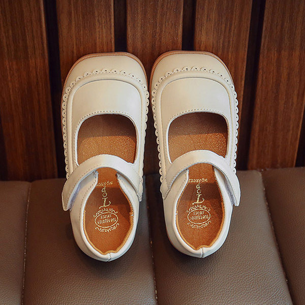 Pantofi casual din piele ecologica - cu inchidere cu velcro