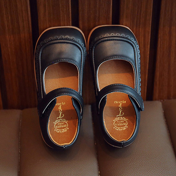 Pantofi casual din piele ecologica - cu inchidere cu velcro