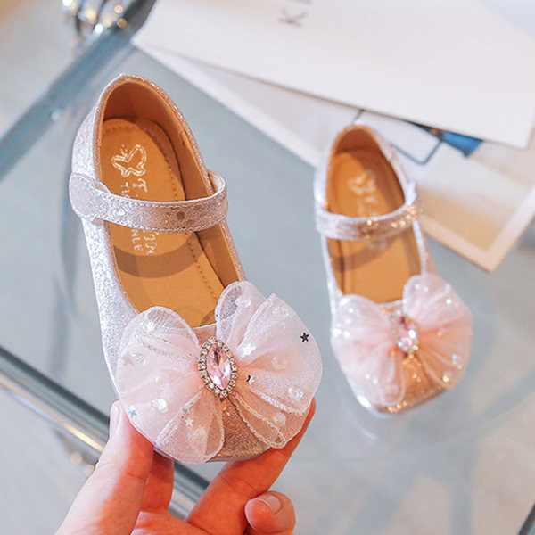 Pantofi la modă pentru fete cu panglică și pietre