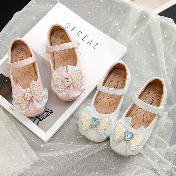 Pantofi casual pentru fete - cu perle