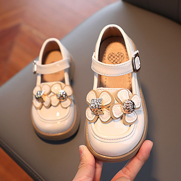 Pantofi copii pentru fete cu motiv floral