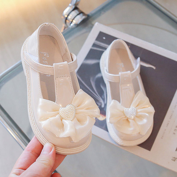 Pantofi copii din piele in doua culori