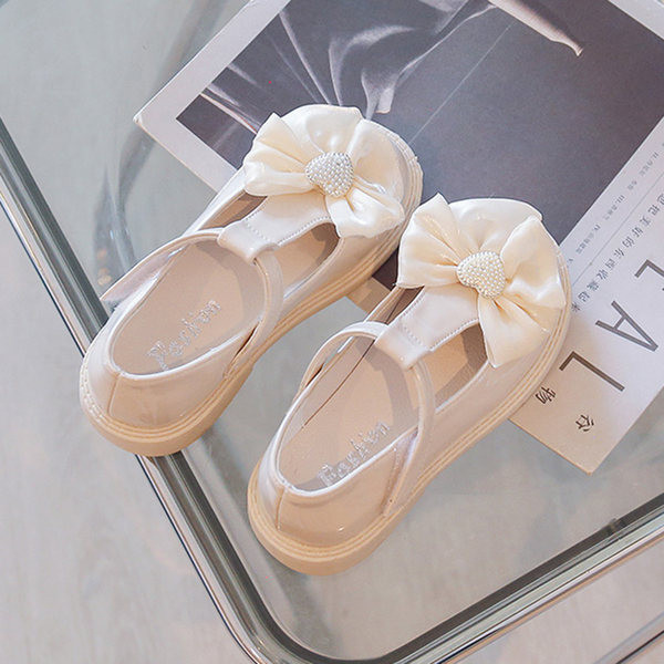 Pantofi copii din piele in doua culori