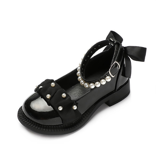 Pantofi pentru copii - cu perle decorative