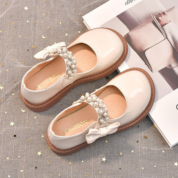 Pantofi copii la modă pentru fete cu perle