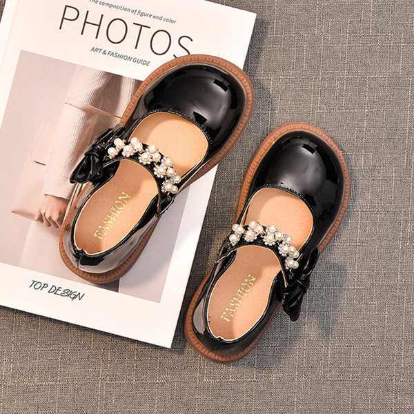 Pantofi copii la modă pentru fete cu perle