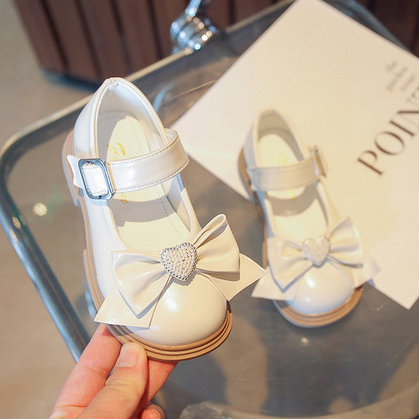 Pantofi copii din piele cu catarama