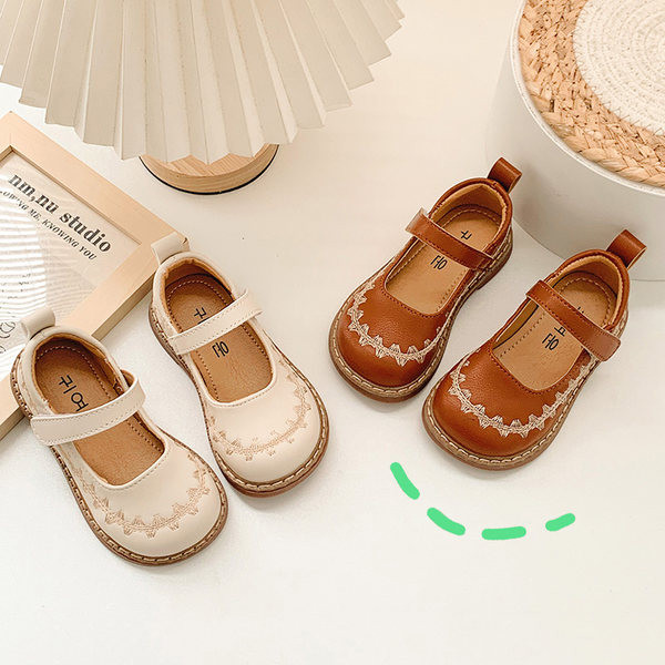 Pantofi copii pentru fete cu broderie