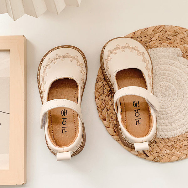 Pantofi copii pentru fete cu broderie