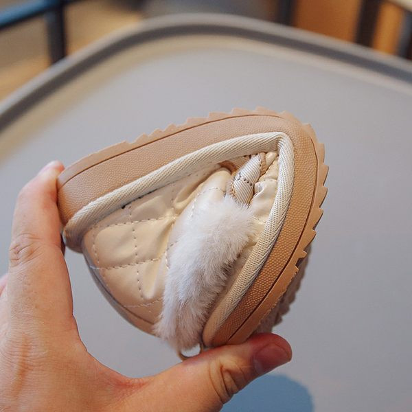 Pantofi casual din piele ecologica cu puf interior