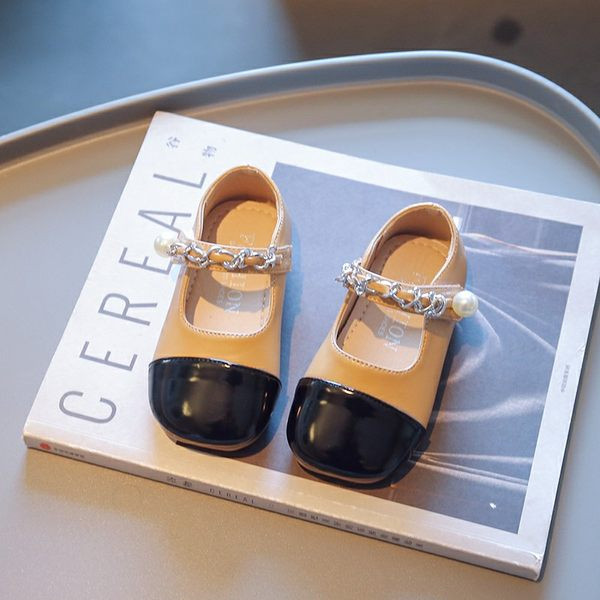 Pantofi casual copii pentru fete cu velcro si perle