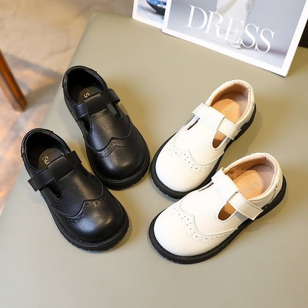 Pantofi copii din piele in doua culori