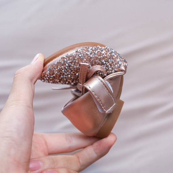 Pantofi copii eleganti cu paiete