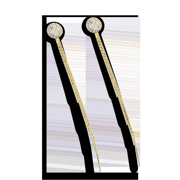 Cercei lungi eleganti de dama