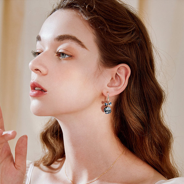 Cercei damă cu pietre