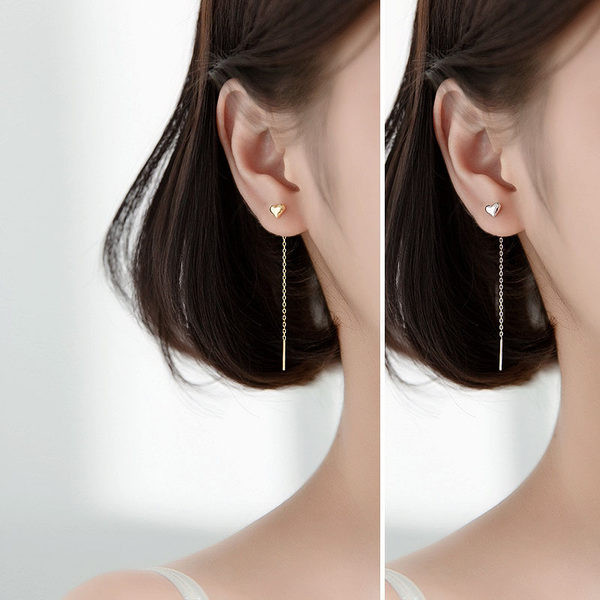 Cercei suspendați în formă de inimă