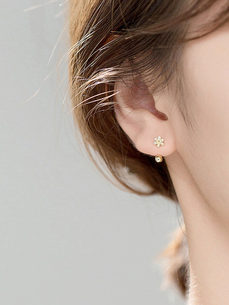 Cercei de dama cu pietre decorative