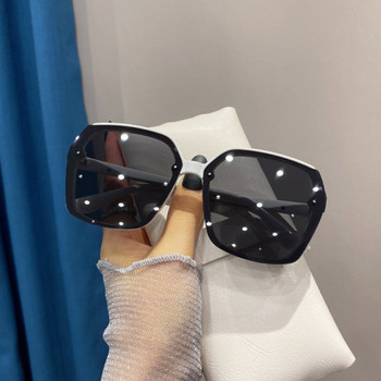 Μοντέρνα γυναικεία γυαλιά ηλίου με λάμψη UV