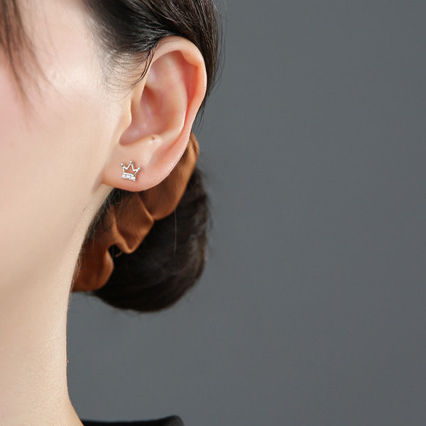 Coroana cercei dama moderni cu pietre decorative