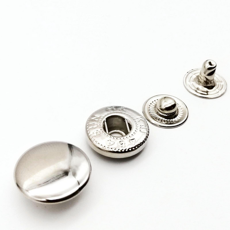 25 seturi # 655 # 633 # 831 # 201 Metal Fără cusut Închidere rapidă Buton Apăsați Popper Stud Piele Geantă Haine Jachetă Reparare Nit DIY