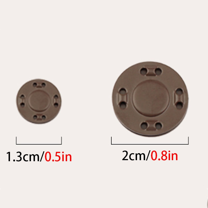 5 poros siuvimo reikmenys Magnetinis akmuo spalvingas automatinis magnetinis užsegamas mygtukas nematomas lagaminas krepšys paltas sagtis „pasidaryk pats“