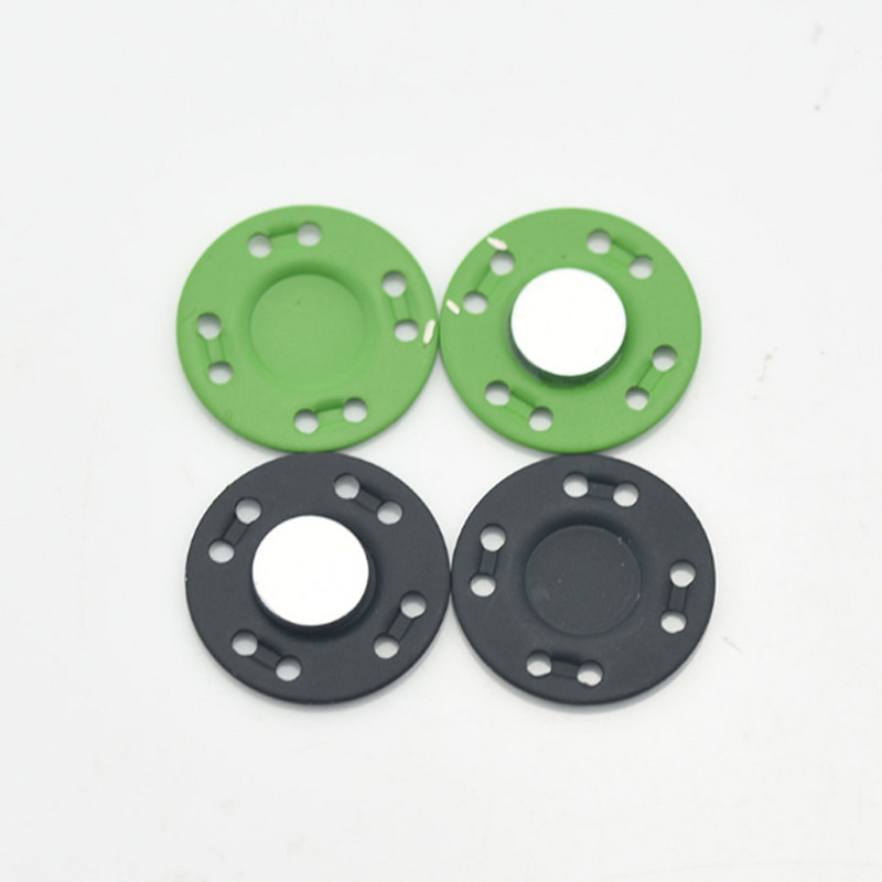 5 poros siuvimo reikmenys Magnetinis akmuo spalvingas automatinis magnetinis užsegamas mygtukas nematomas lagaminas krepšys paltas sagtis „pasidaryk pats“