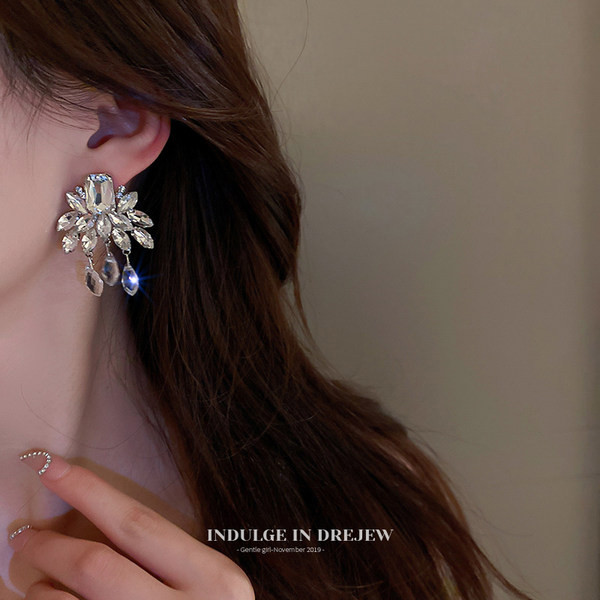 Cercei damă cu pietre