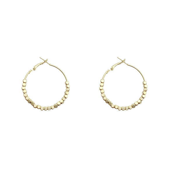 Cercei rotunzi de damă cu cerc clasic