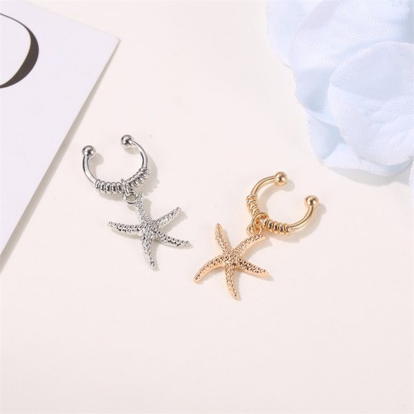 Cercei cu pandantiv cu stea moderni de damă