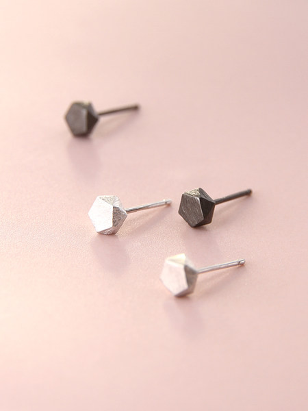 Cercei casual dama doua culori