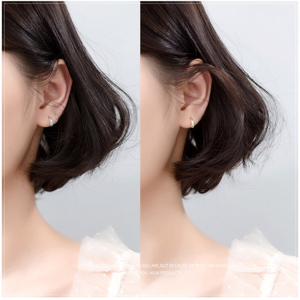 Noul model de cercei spirală de damă