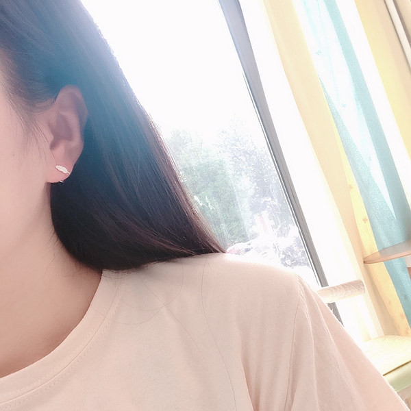 Cercei de dama in forma de frunza