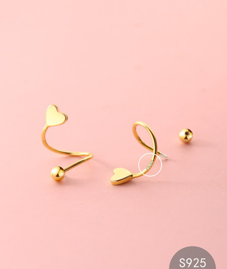 Model nou de cercei de dama in doua culori