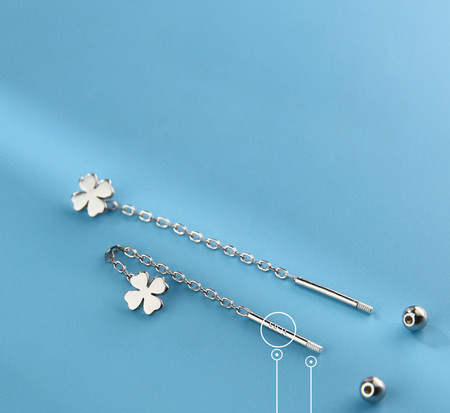 Cercei lungi eleganti de dama