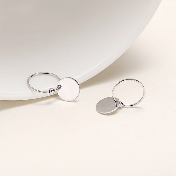 Cercei cu pandantiv rotunzi casual de damă