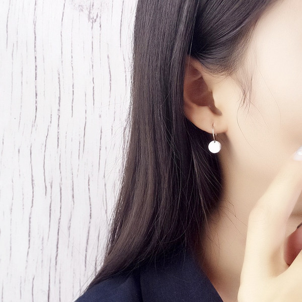 Cercei cu pandantiv rotunzi casual de damă